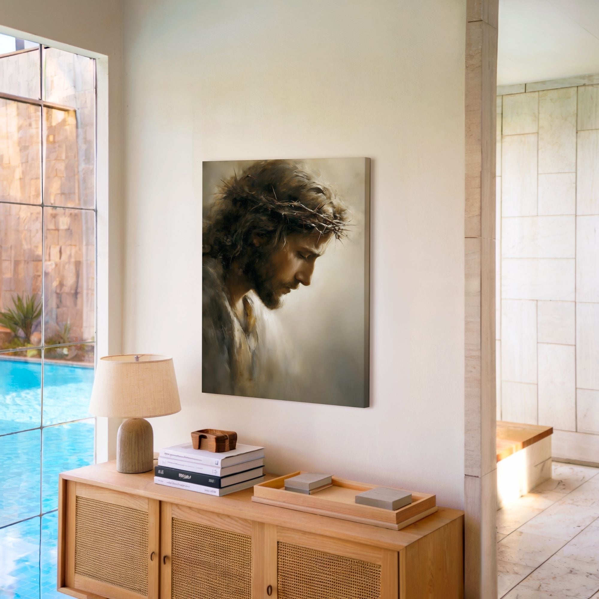 The Face of Jesus IV - Canvas