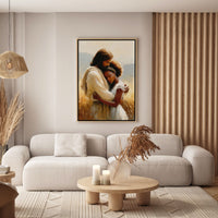 Jesus Hugging a Woman III - Canvas