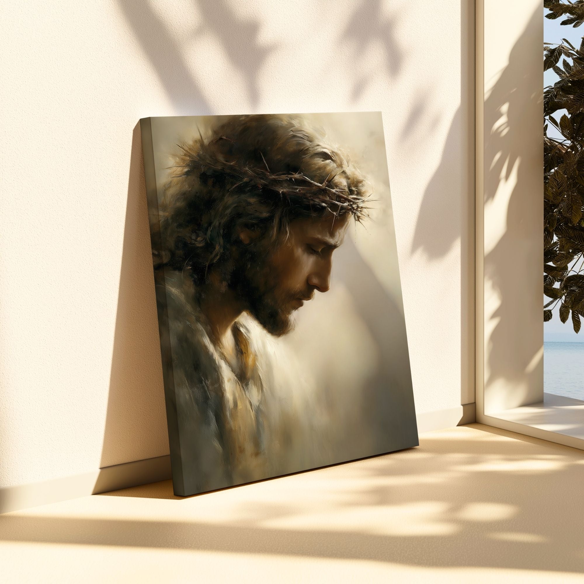 The Face of Jesus IV - Canvas