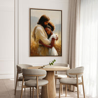 Jesus Hugging a Woman III - Canvas