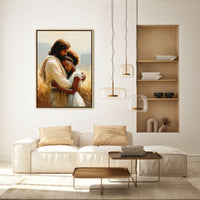 Jesus Hugging a Woman III - Canvas