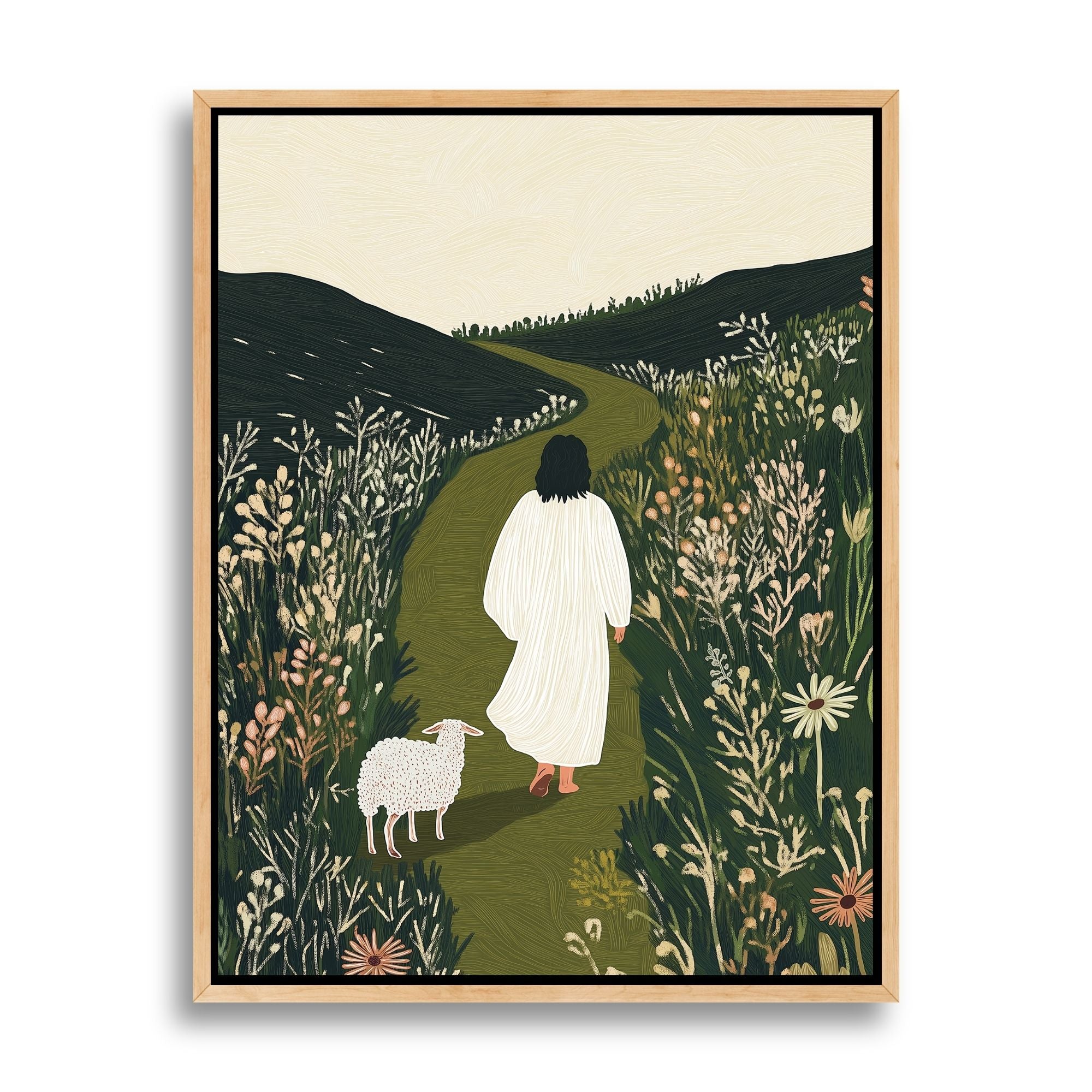 Parable of The Lost Sheep III - Canvas