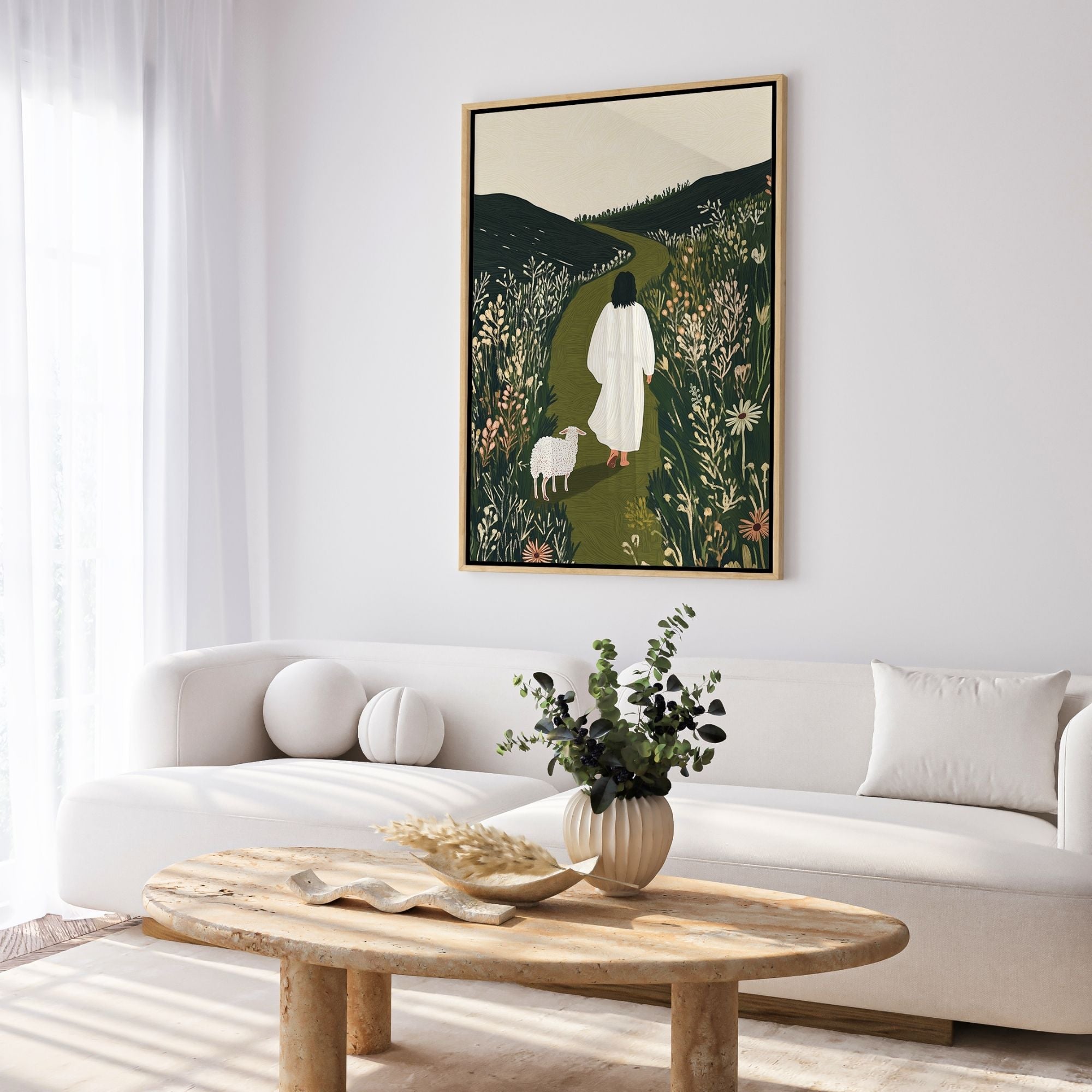 Parable of The Lost Sheep III - Canvas