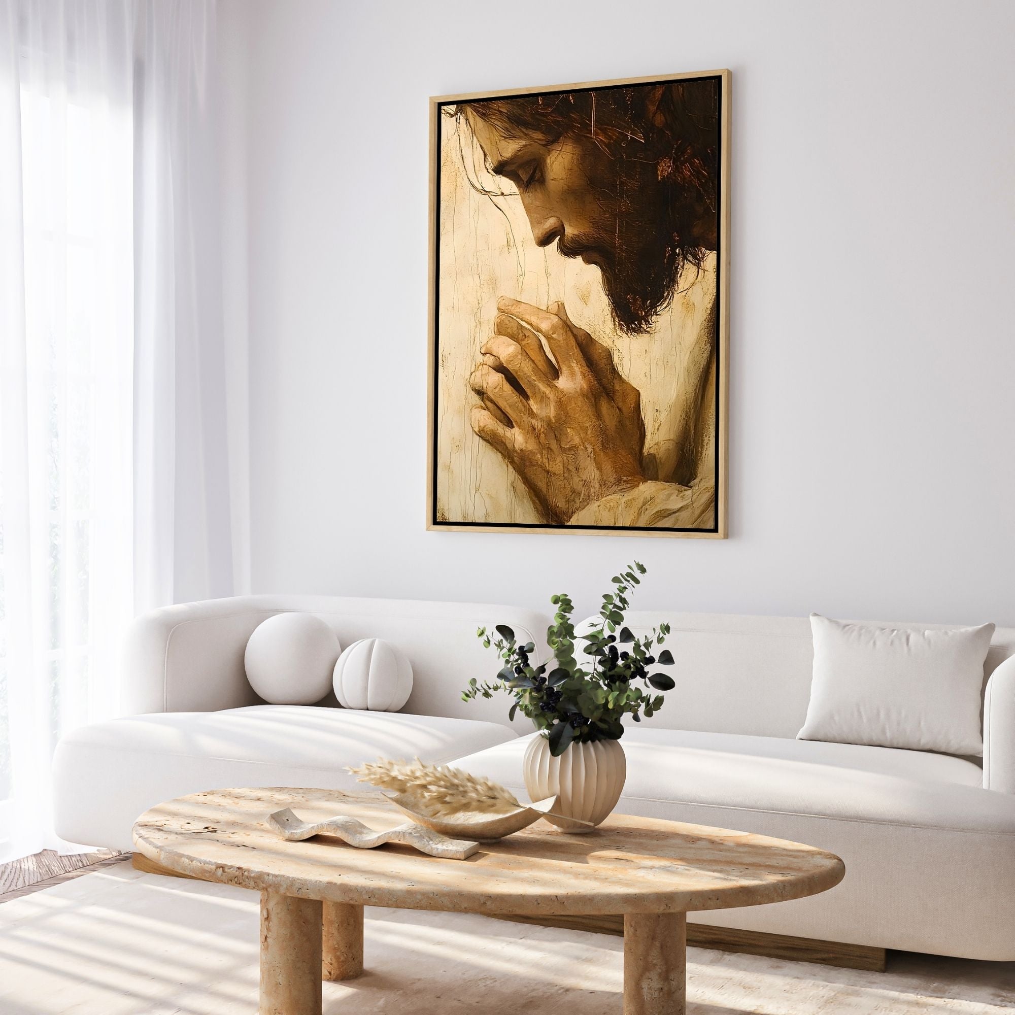 The Face of Jesus V - Canvas