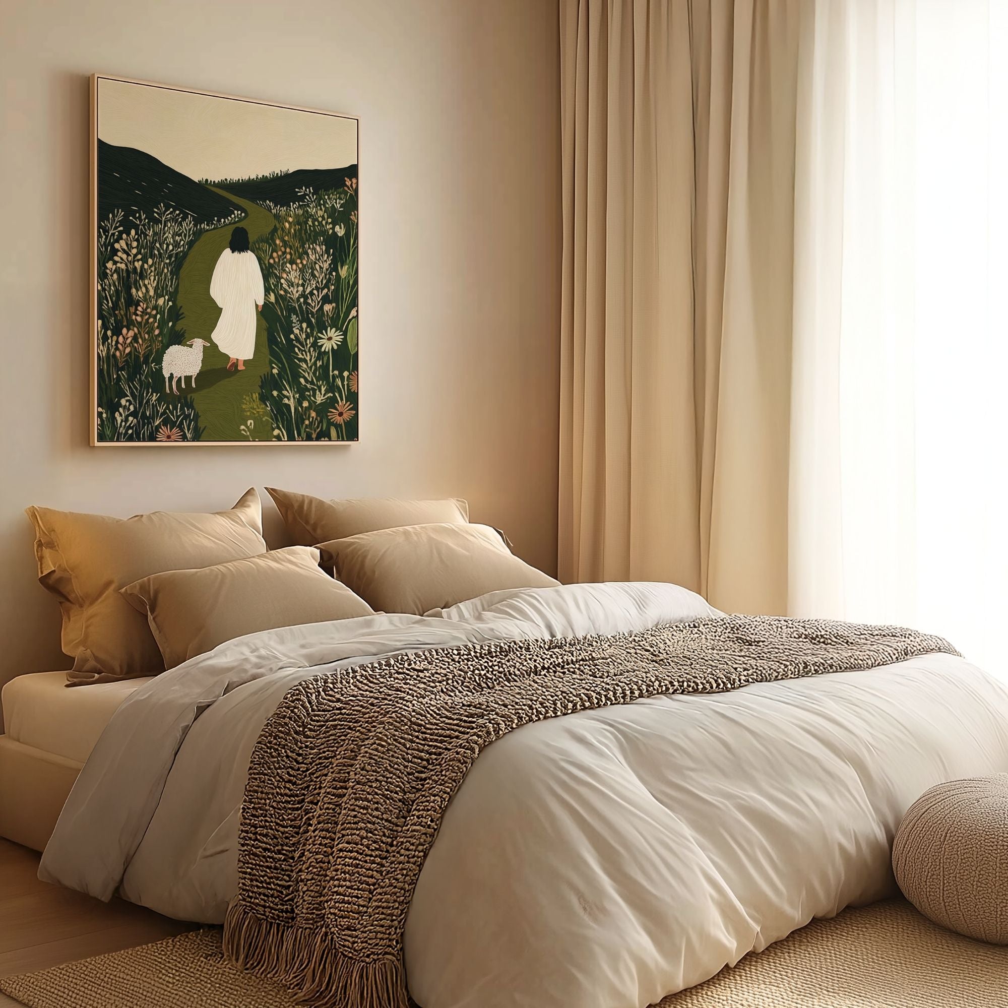 Parable of The Lost Sheep III - Canvas