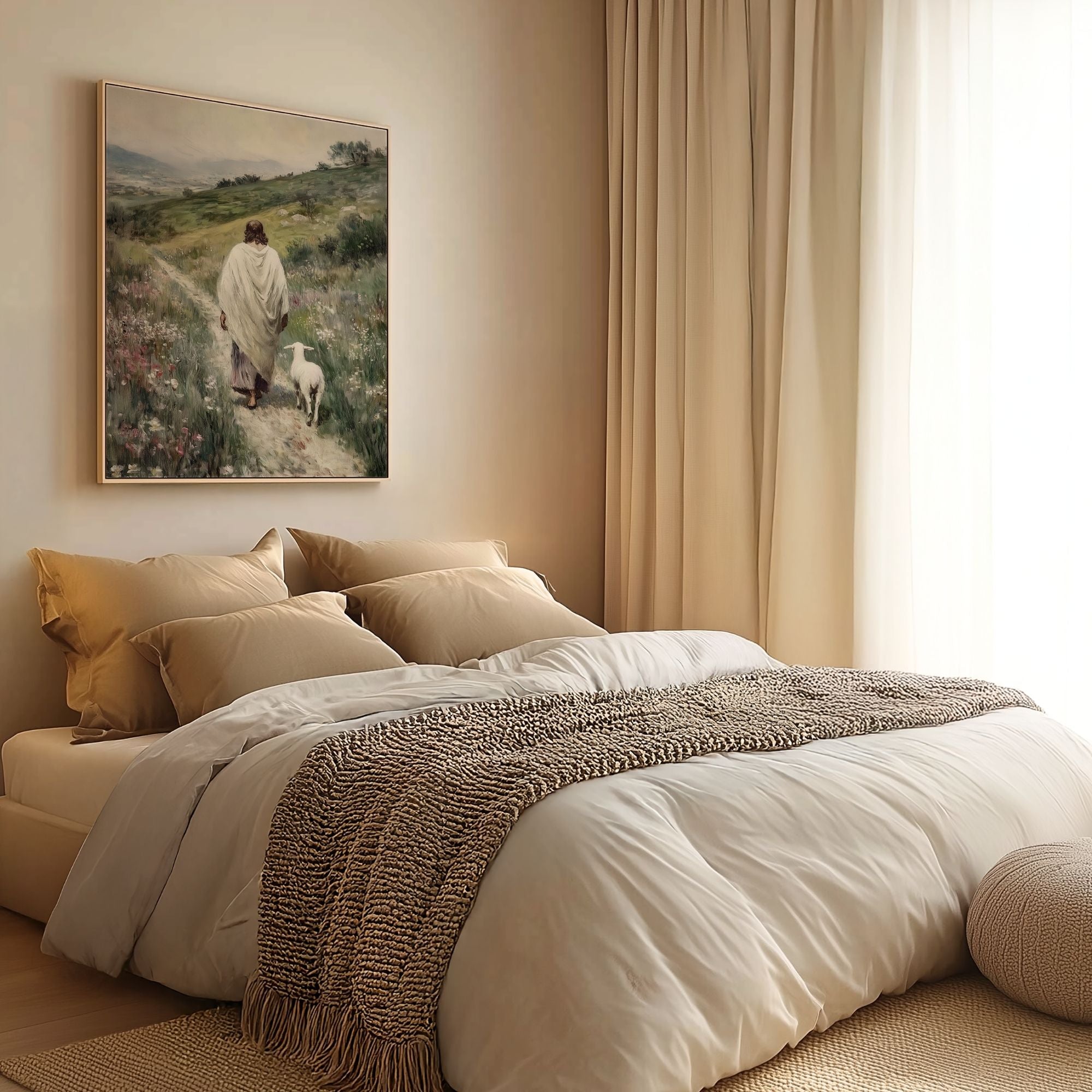 Parable of The Lost Sheep VI - Canvas
