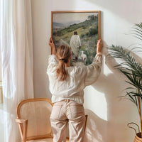 Parable of The Lost Sheep VI - Canvas
