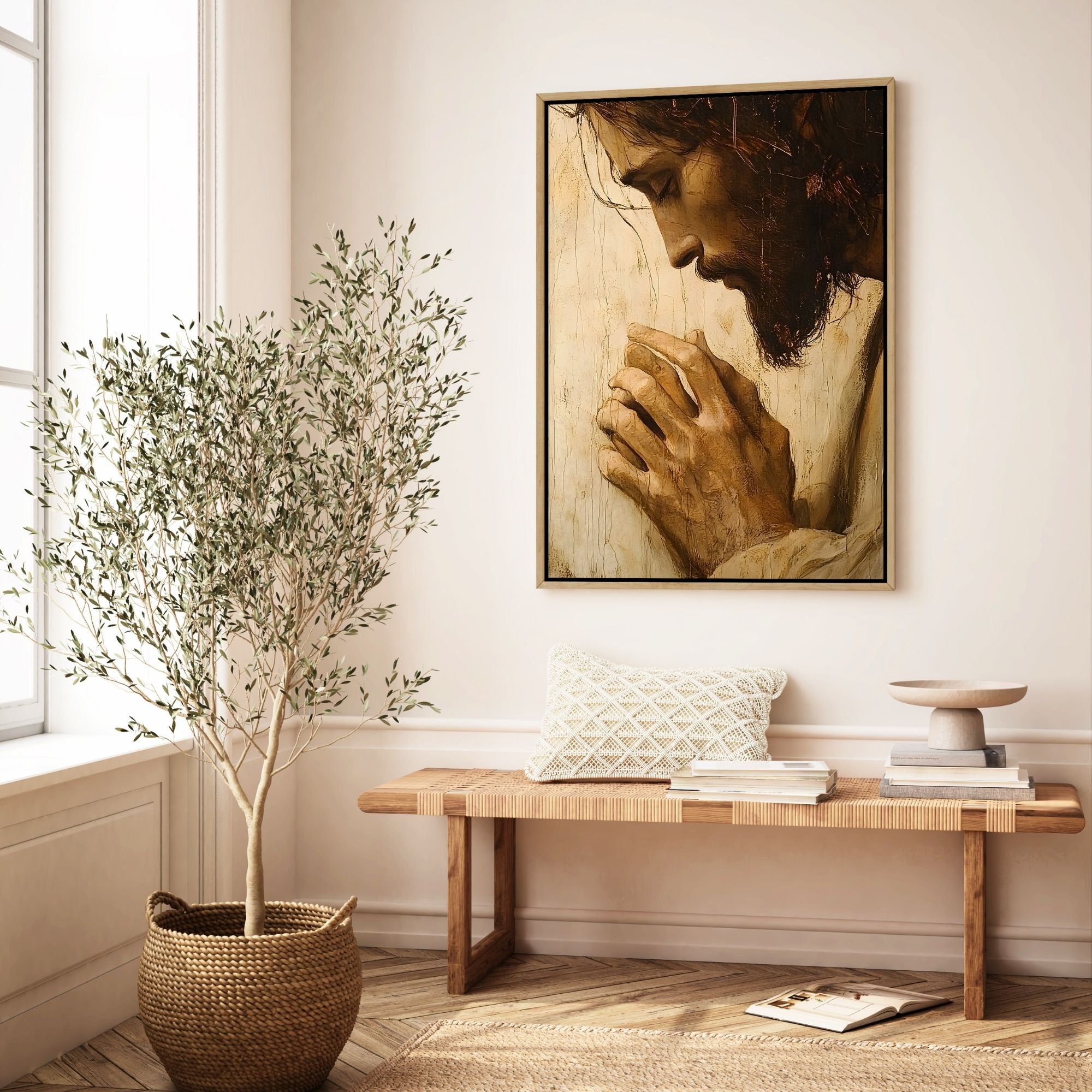 The Face of Jesus V - Canvas