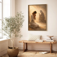 Jesus Prays With You - Canvas