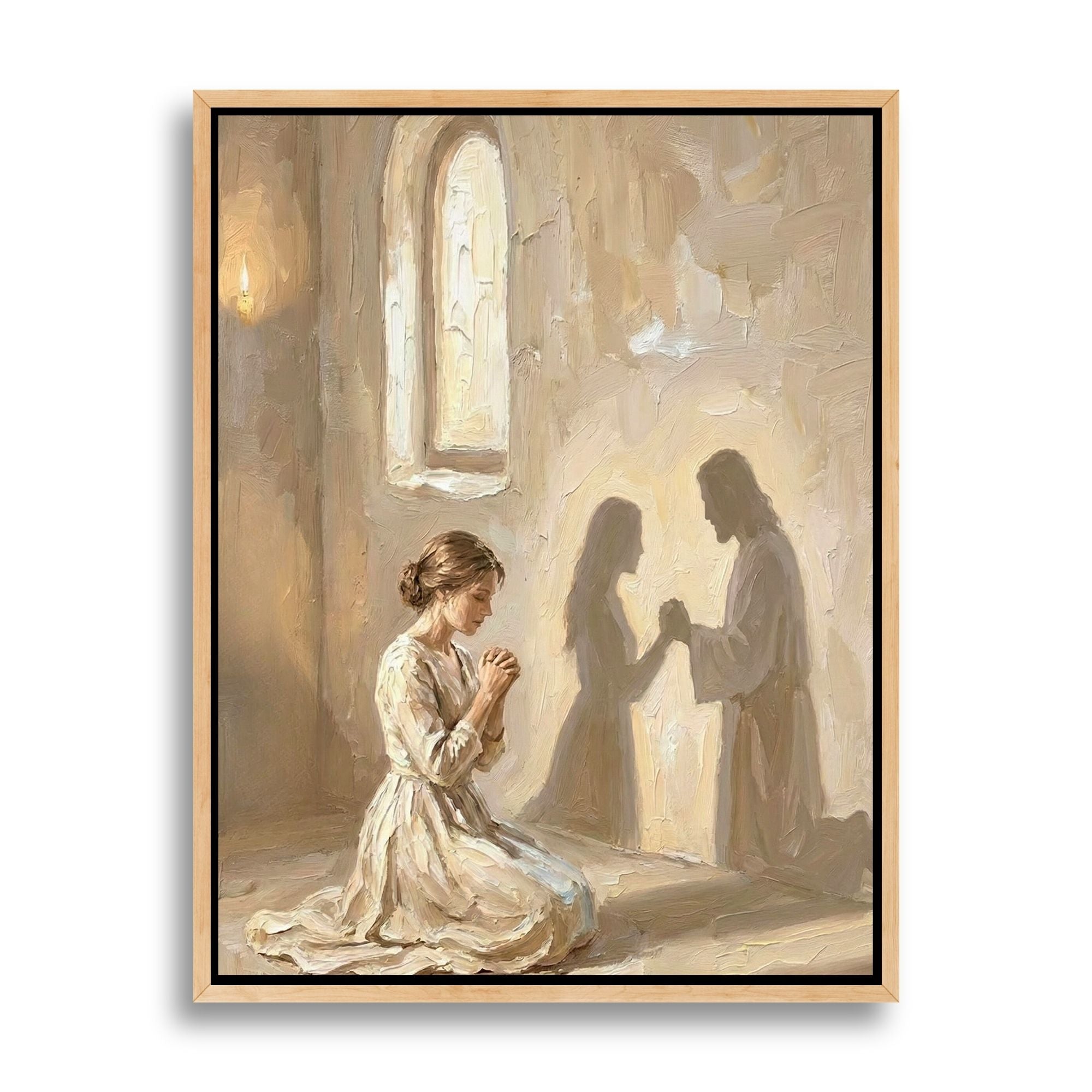 Jesus Prays With You II - Canvas