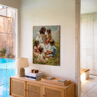 Jesus Playing with Children - Canvas