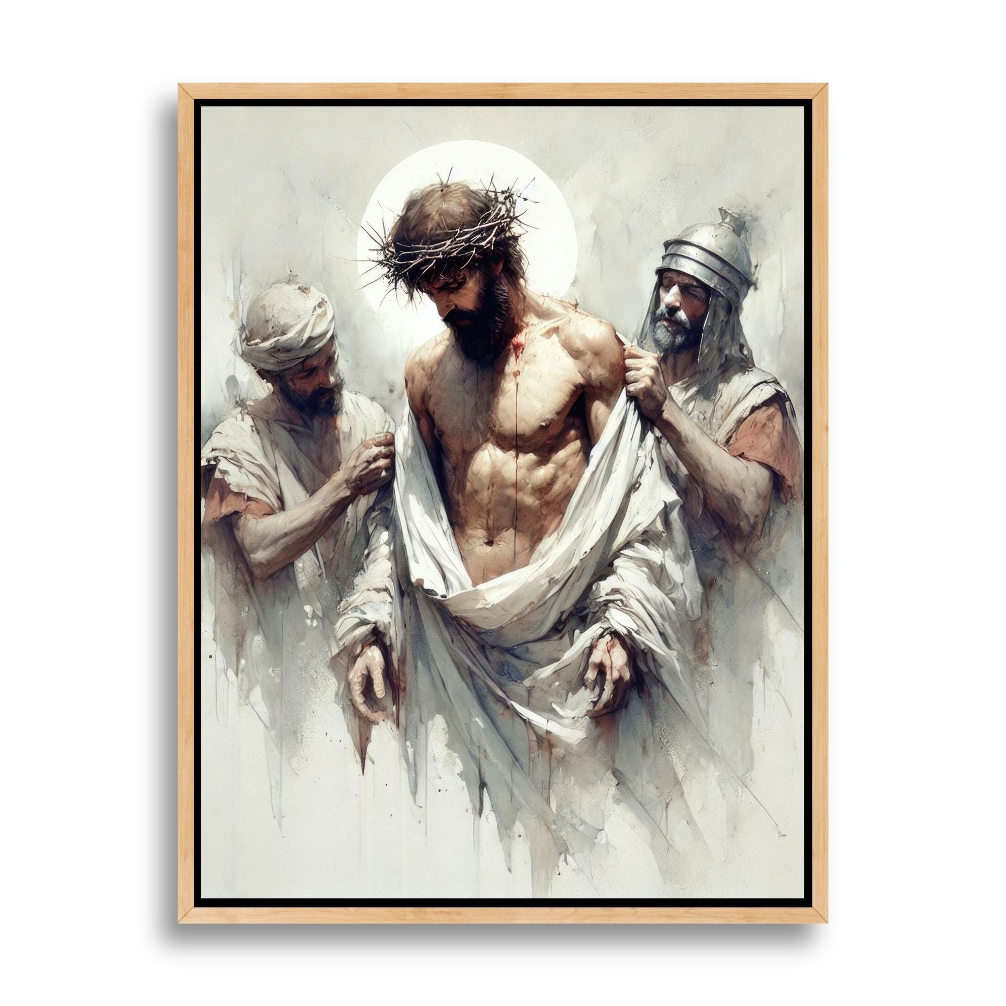 Jesus Stripped of His Garments - Canvas