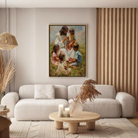 Jesus Playing with Children - Canvas