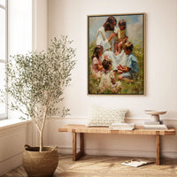 Jesus Playing with Children - Canvas