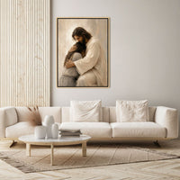 Comfort in His Arms - Canvas