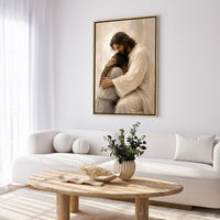 Comfort in His Arms - Canvas