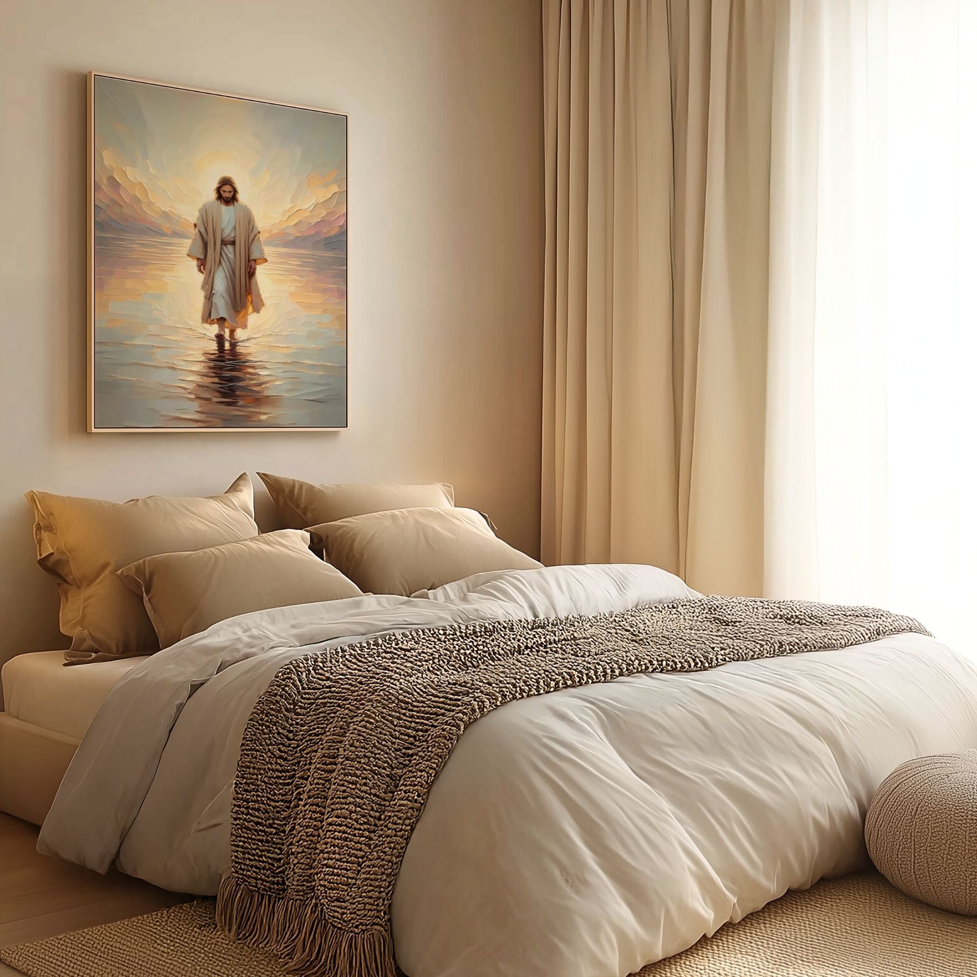 Jesus Walking on Water III - Canvas