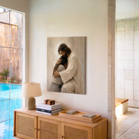Comfort in His Arms - Canvas