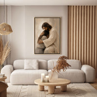 Comfort in His Arms - Canvas