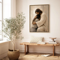 Comfort in His Arms - Canvas