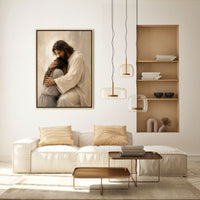 Comfort in His Arms - Canvas